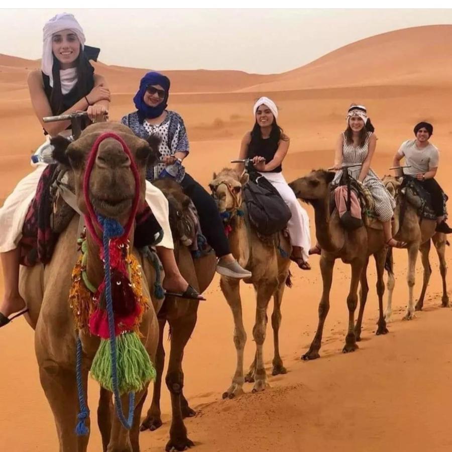Erg Chebbi Camel Trek Camp Hotel Merzouga Buitenkant foto