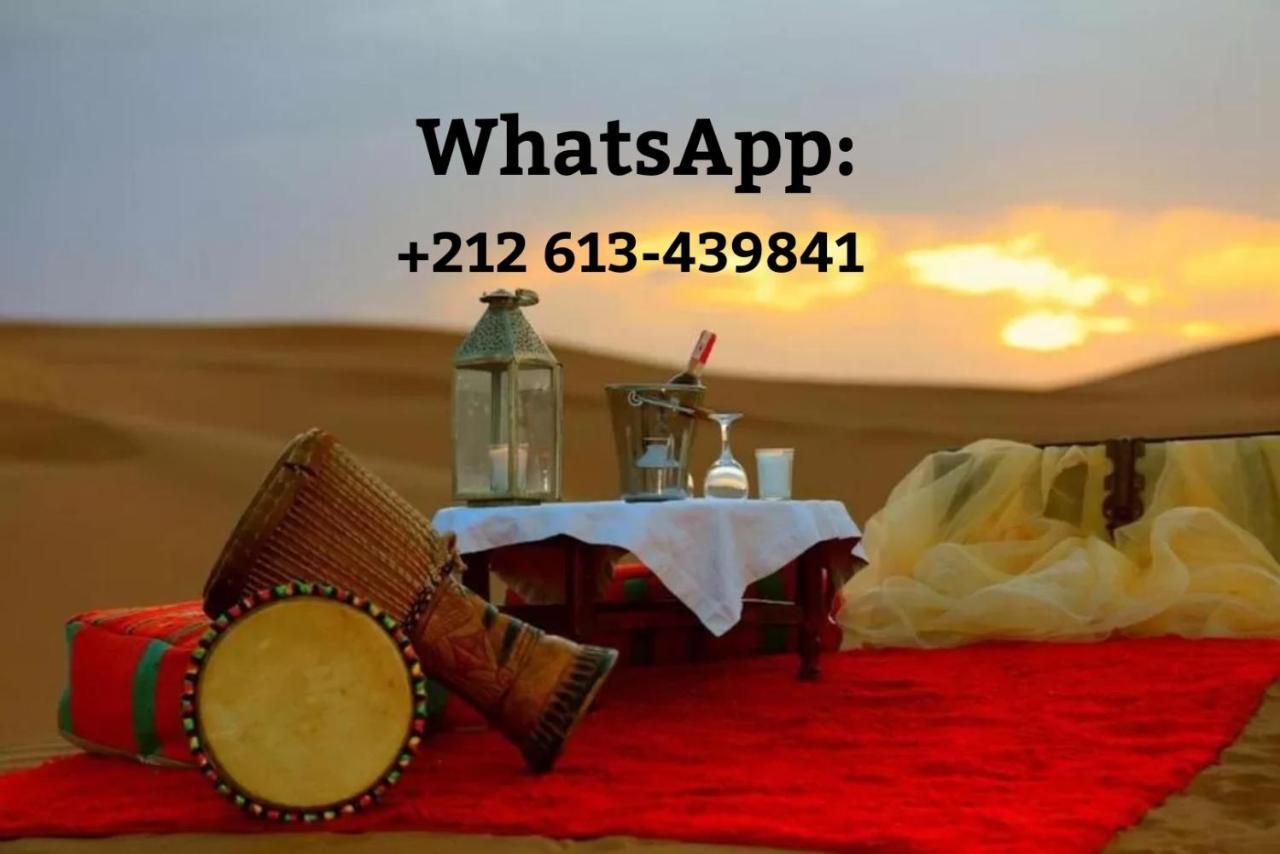 Erg Chebbi Camel Trek Camp Hotel Merzouga Buitenkant foto