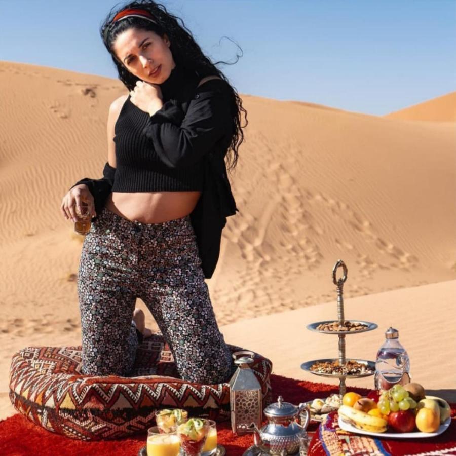Erg Chebbi Camel Trek Camp Hotel Merzouga Buitenkant foto
