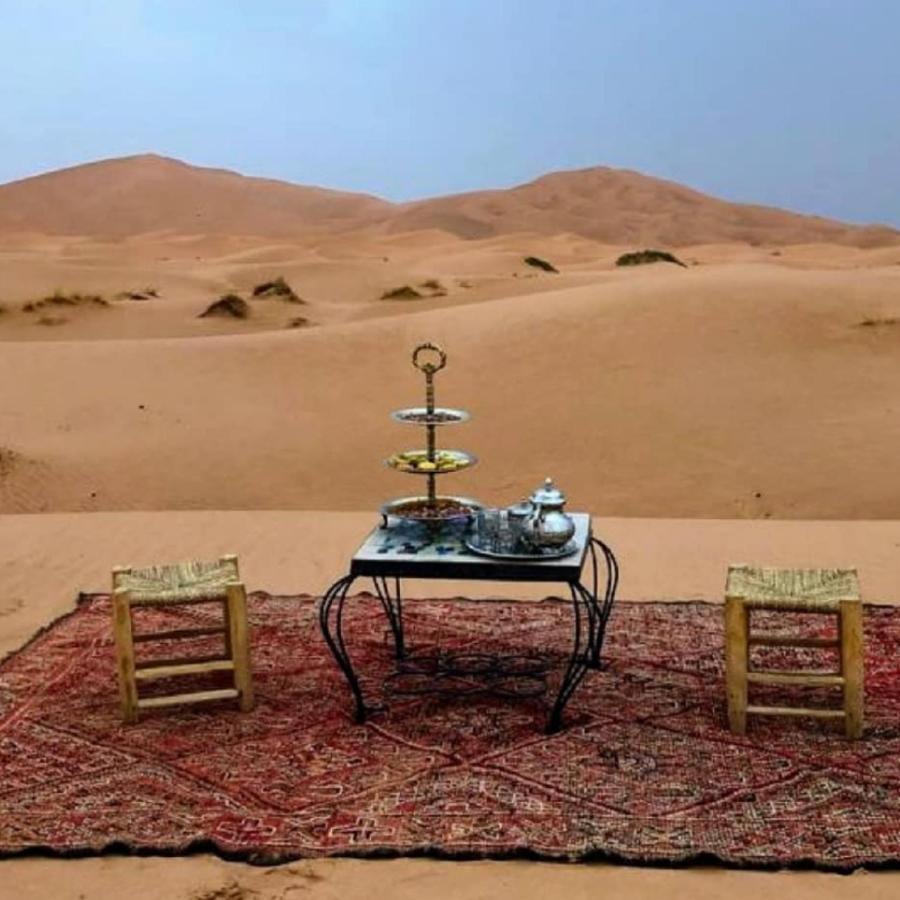 Erg Chebbi Camel Trek Camp Hotel Merzouga Buitenkant foto